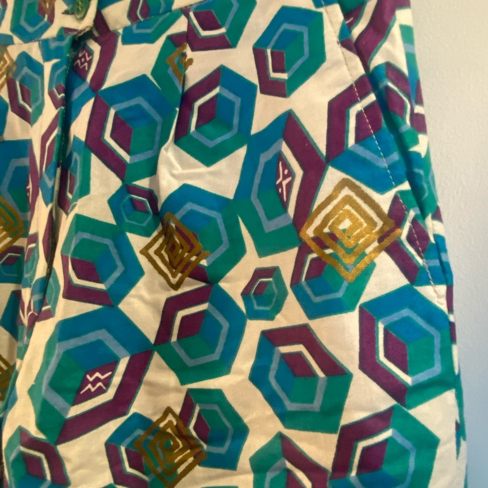 WEST AFRICAN- HANDMADE Geometric Patterned Pants - Picture 7 of 7